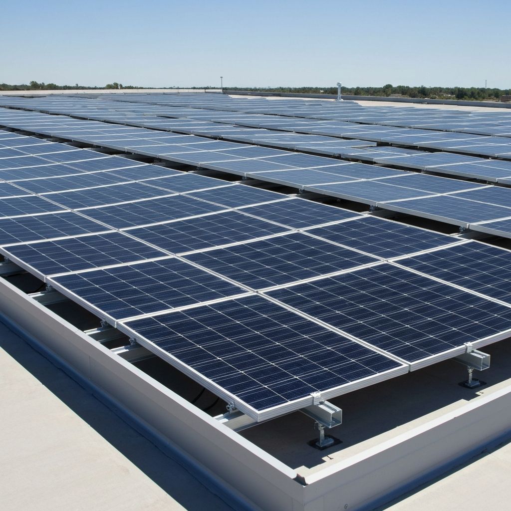 Solar structure installation